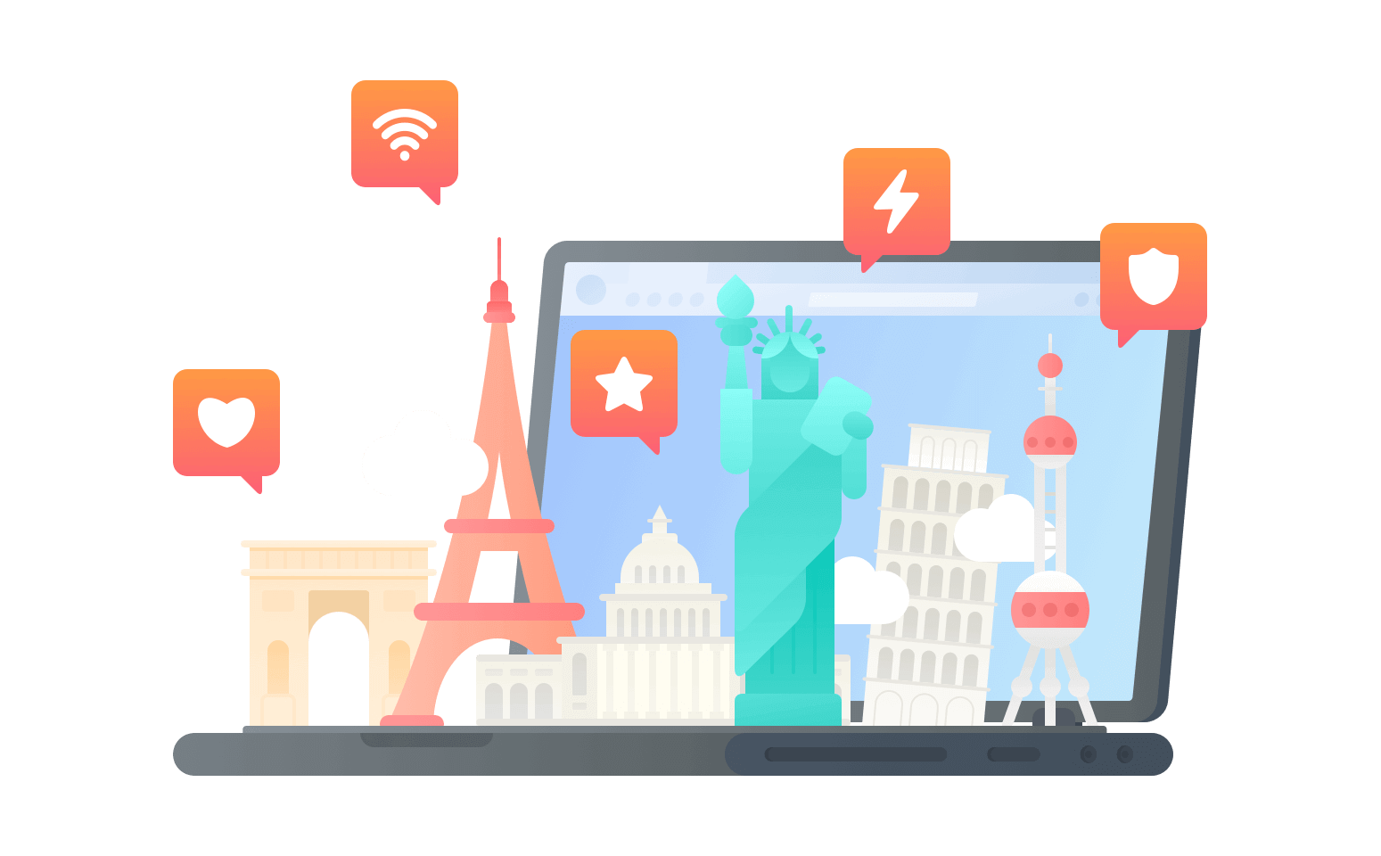 在直布罗陀连接到中国的代理 - 大陆VPN